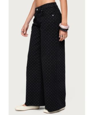 Women's Misha Polka Dot Baggy Low Jeans