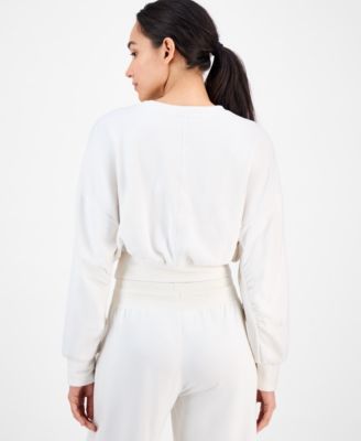 Women's Butter Fleece Cropped Sweatshirt, Macy's Exclusive