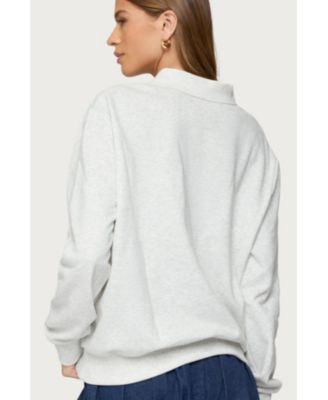 Women's Scholar Oversized Polo Sweatshirt
