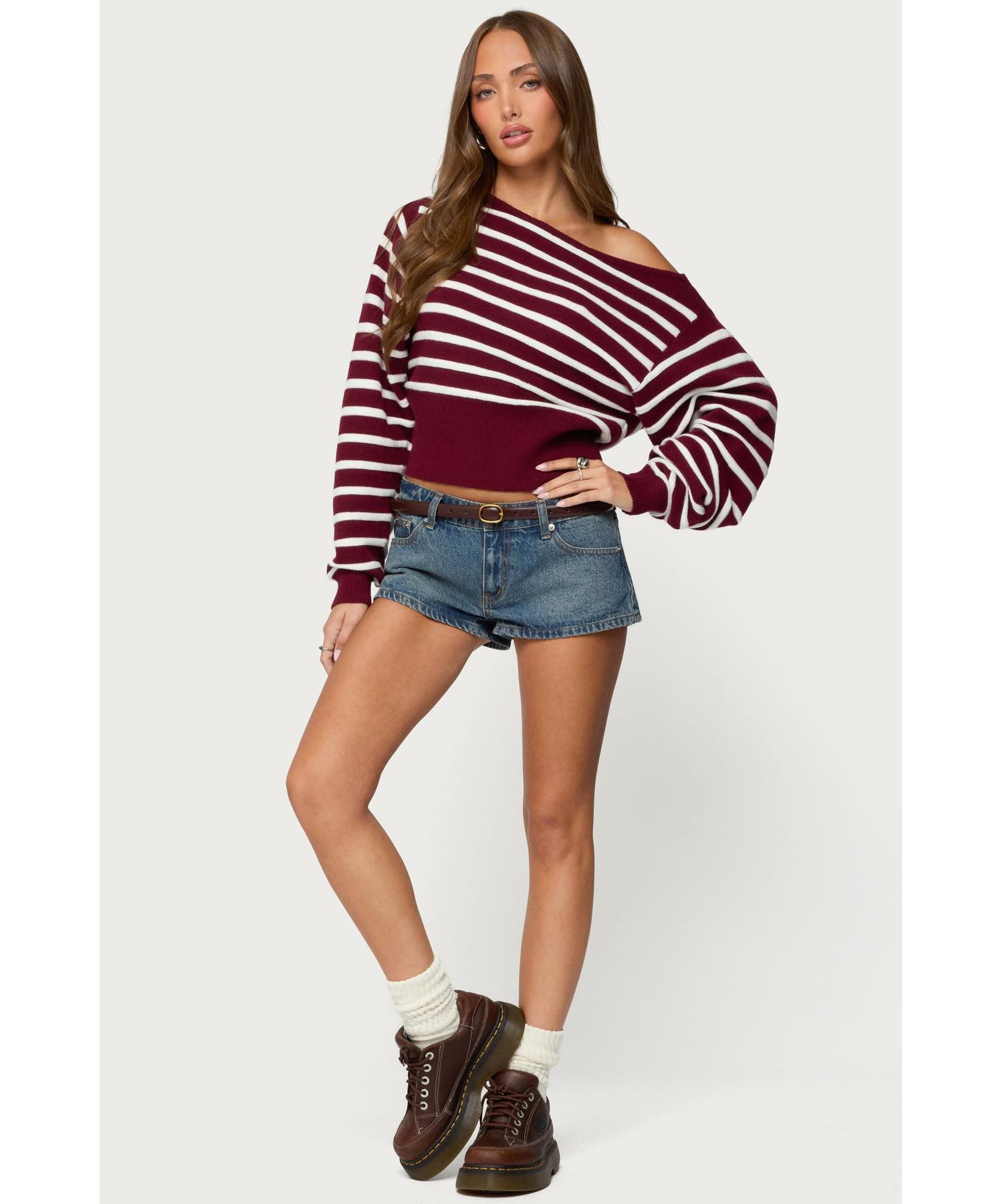 Women's Mika Off Shoulder Oversized Sweater