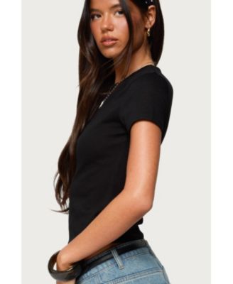 Women's Nikkey Semi Sheer T Shirt