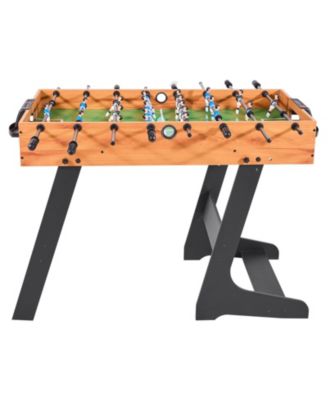 Folding Foosball Soccer Game Table Standard Size for Indoor Home Play