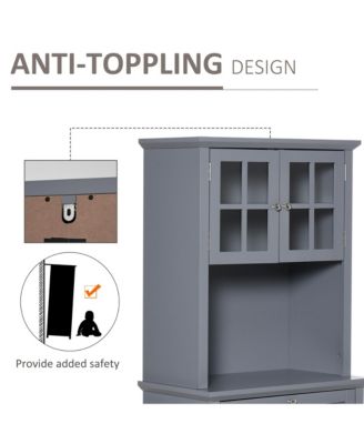 Space-Saving Kitchen Storage Cabinet with Easy Access and Adjustable Shelf Design