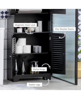 Bathroom Storage Cabinet with Durable Space-Saving Design for Towels