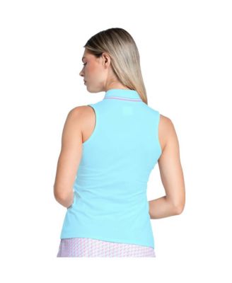 Women's Retro Revival Sleeveless Golf Polo