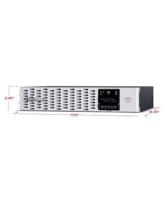 PRL1500RT2UC 1500VA/1500W Smart App Sinewave Rack/Tower UPS with Built-In Cloud Monitoring