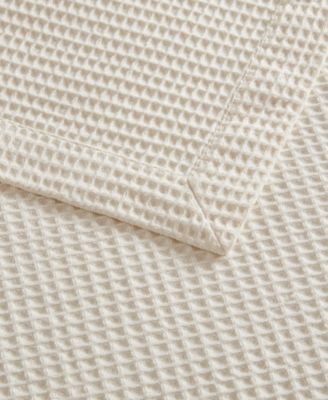 Waffle Weave Cotton Blanket, Twin