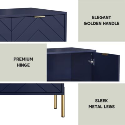 2-Door Accent Cabinet Storage Cabinet