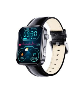 Smart Watch with 2.1" HD Touchscreen, Bluetooth Calling, Wellness Tracking, Bonus Leather Strap Included