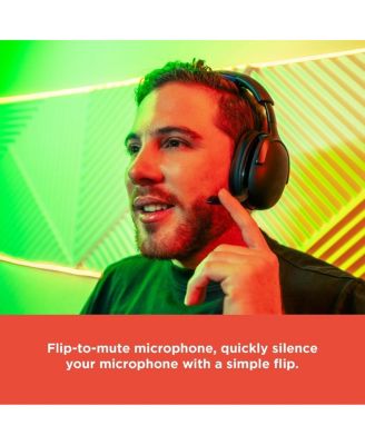 Cooling Gel Wireless Gaming Headset Purple and Black Type-C Charger 3304449