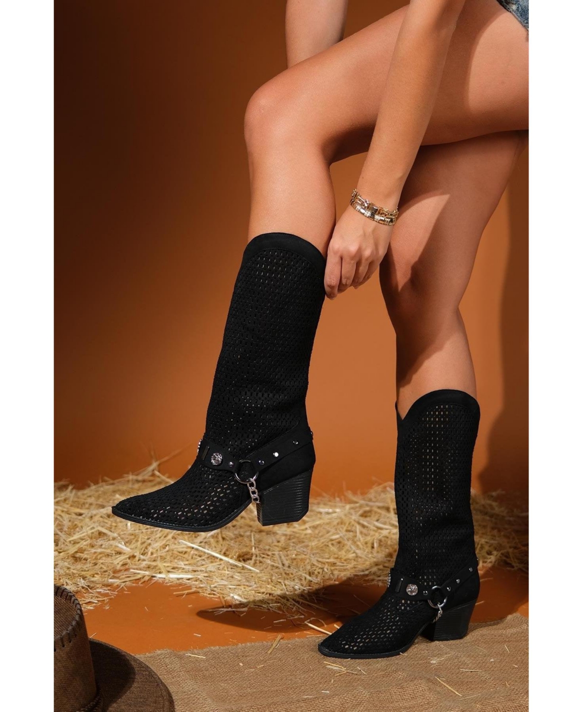 Prologue Shoes Lumen Block Heel Western Boot (Women)