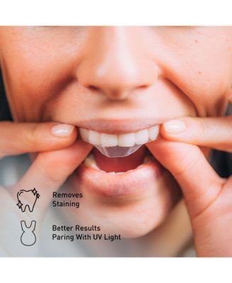 PowerSmile Bundle: USB Sonic Toothbrush, Collapsible Water Flosser & Whitening Strips for Complete Oral Care