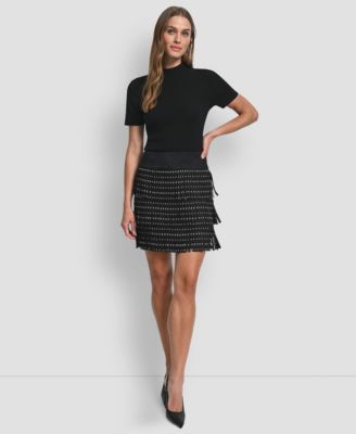 Women's Fringe Detail Mini Skirt