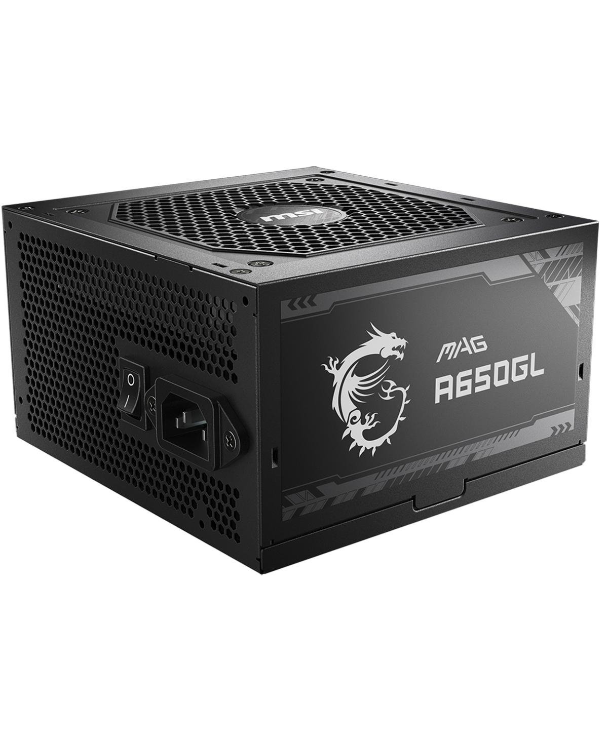 Msi Mag A650GL 650W 80+ Gold Certified Modular Atx Power Supply Unit
