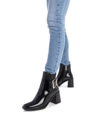 Women's Heeled Patent Leather Chelsea Booties  By XTI