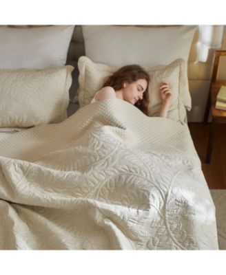 100% Cotton Oversized Bedspread Quilt Set - Queen