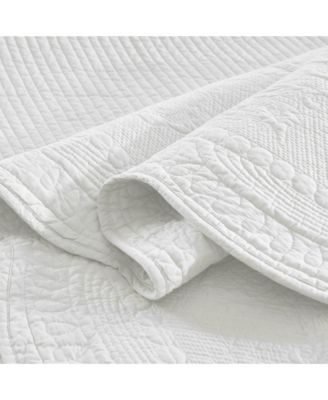 3 PCS 100% Cotton Oversized Bedspread Set Lightweight Quilt Set TG - King