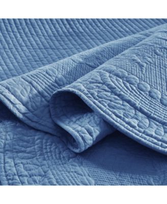 3 PCS 100% Cotton Oversized Bedspread Set Lightweight Quilt Set TG - King