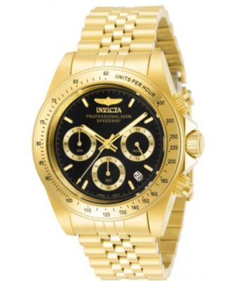 Men's 31001 Speedway Quartz Chronograph Black Dial Watch