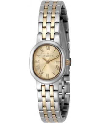 Women's 48140 Angel Quartz 3 Hand Gold Dial Watch