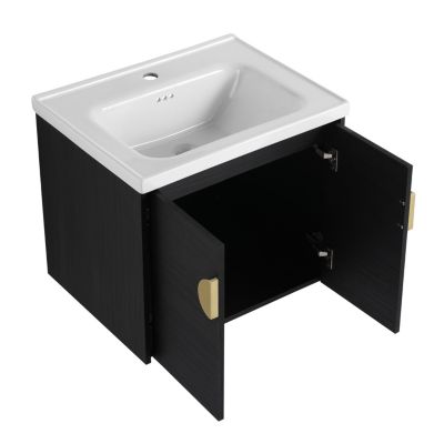  24" Soft-Close Bathroom Vanity with Sink