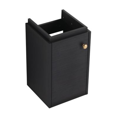 Compact Wall Mount Small Bathroom Vanity with Ceramic Sink