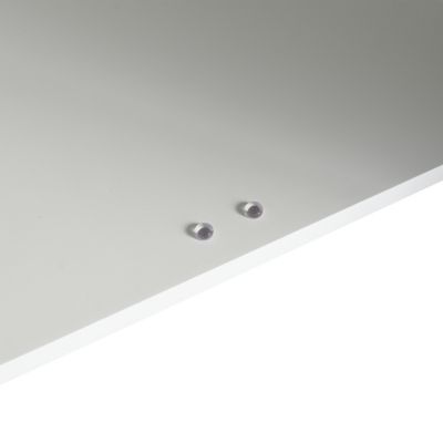 Modern Wave Plate Vanity with Soft-Closing Door, Ceramic Sink