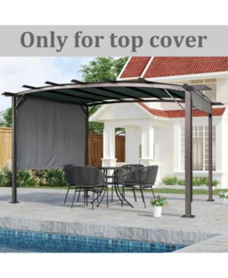 Universal Curved Pergola Canopy Cover (Grey)