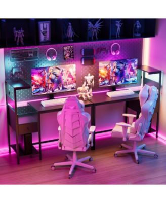 Multi-Functional Computer Desk with Power & Storage