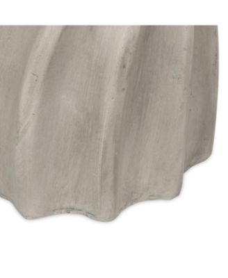 Sunburst Hourglass Concrete Outdoor Side Table