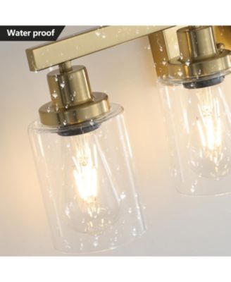 Streamdale 5-Light Clear Glass Vanity Light (No Bulbs