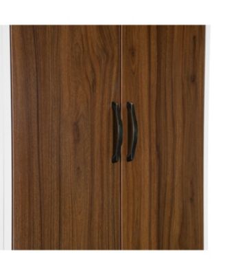 Full Size Murphy Bed Wall Bed with Closet Drawers and Table