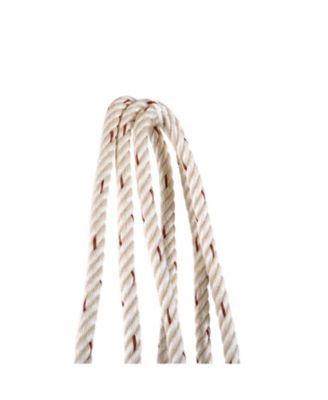 Patio Wooden Swing Chair with Cushion & Ropes