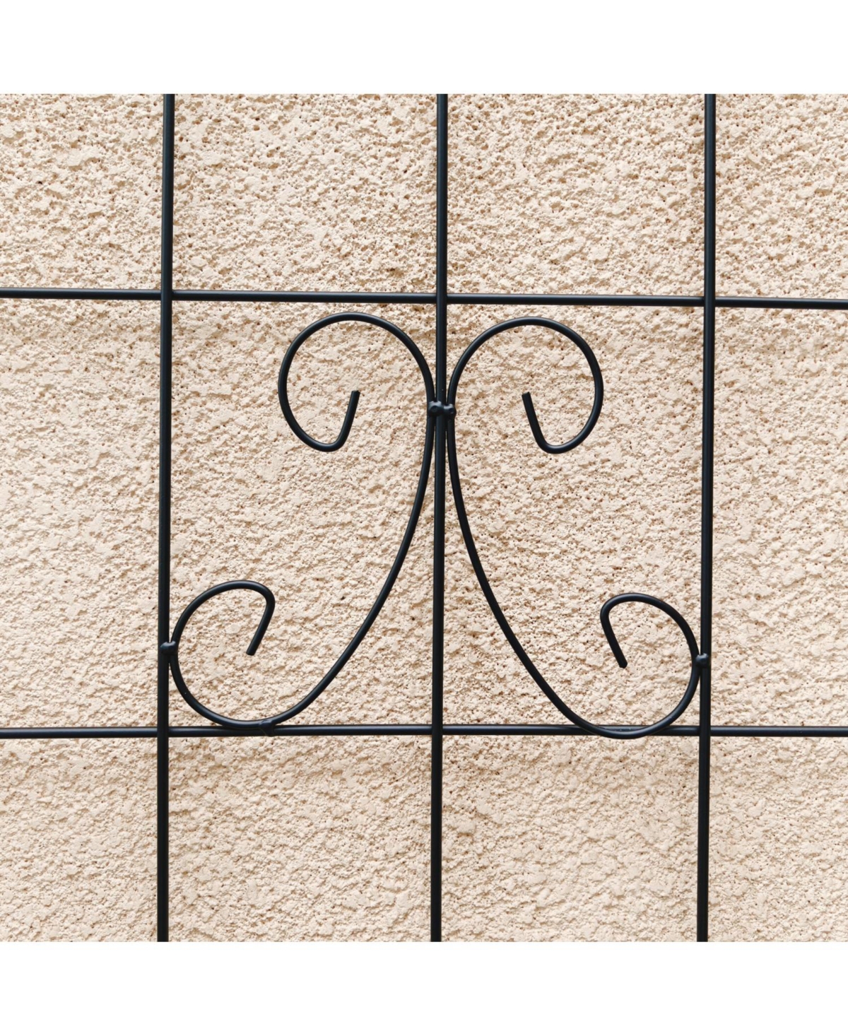 Streamdale Furniture 2 Pack Metal Garden Trellis 71" Rustproof Black