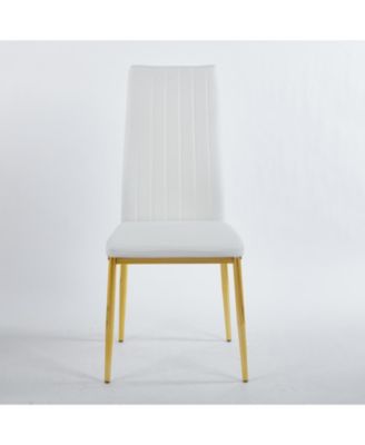 Set of 4   Glass Top Mid-Century Glass Top Dining Set