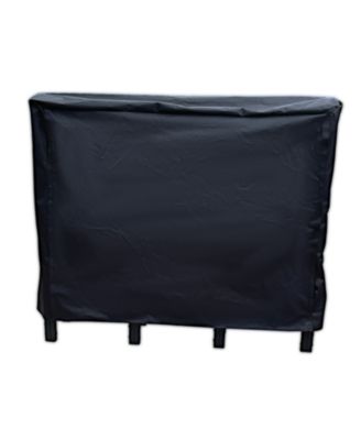 4.1ft Heavy Duty Firewood Rack - Matte Black