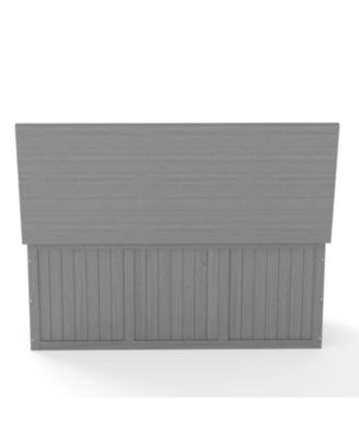 Streamdale 112 Gallon Wooden Deck Box - Outdoor Storage, Seat & Table Top