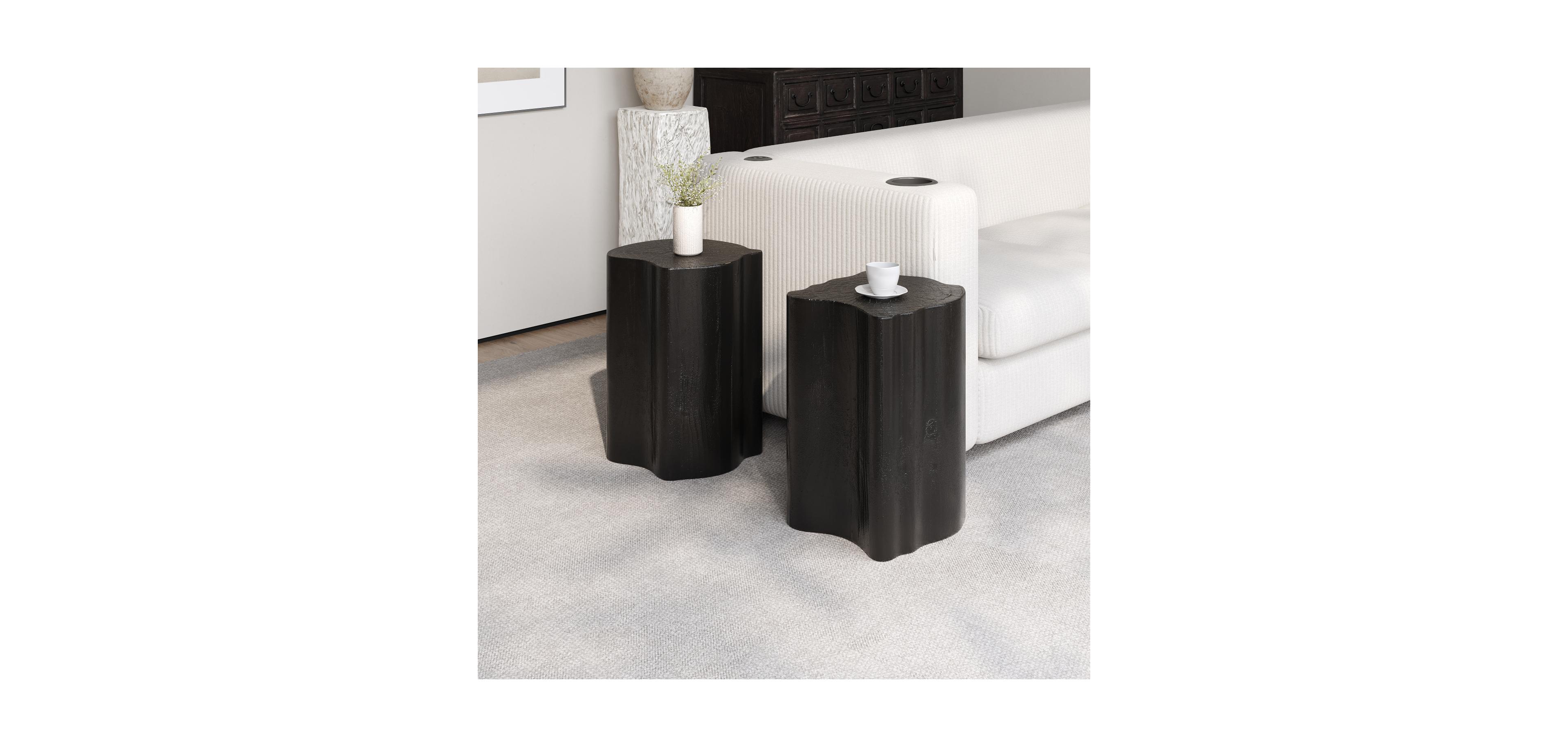 Streamdale Furniture Irregular End Table - Split Design, Indoor/Outdoor