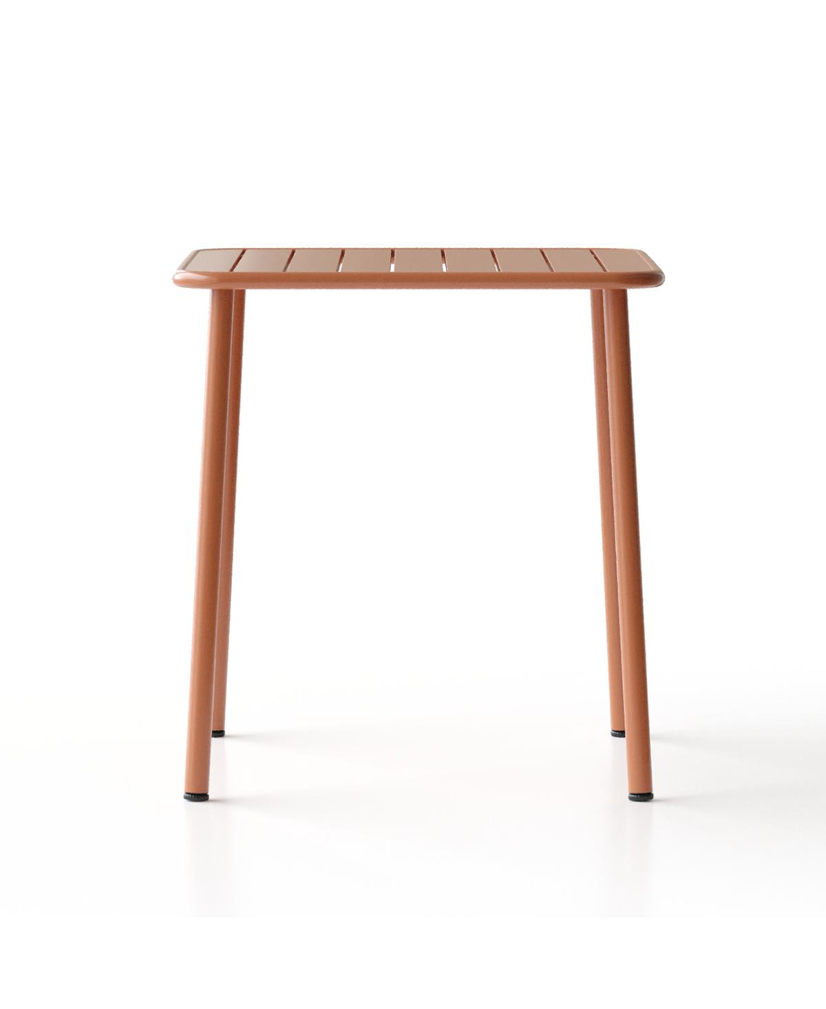 Streamdale Furniture Sera Red Square Outdoor Table