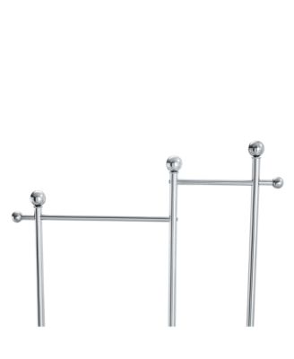 Streamdale 70" Industrial Coat Rack - Wood & Steel, Double Layer Hanger