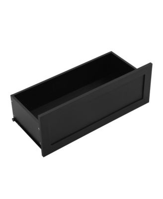 Streamdale Farmhouse 4-in-1 Hall Tree - Mudroom Coat Rack Bench with Drawers, Black