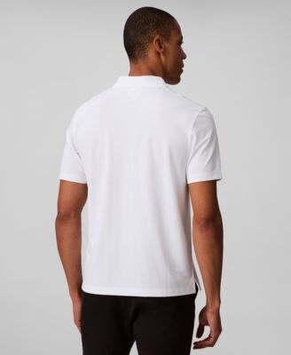 Men’s Short Sleeve Stretch Jacquard Polo Shirt