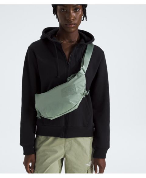 Женская сумка The North Face Never Stop Crossbody, цвет: Сланцевый мох
