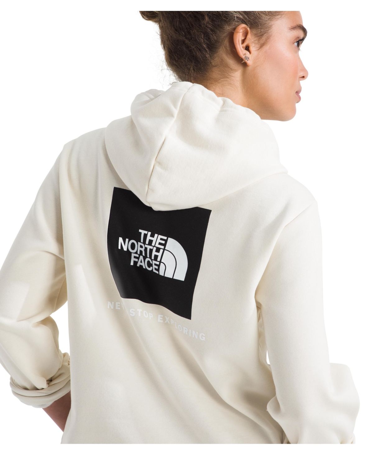 The North Face Women's Evolution Box Nse Hoodie In White