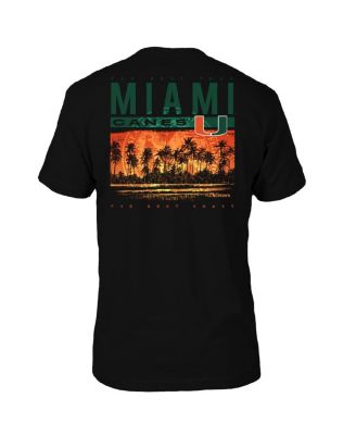 Men's Black Miami Hurricanes Best Beach T-Shirt