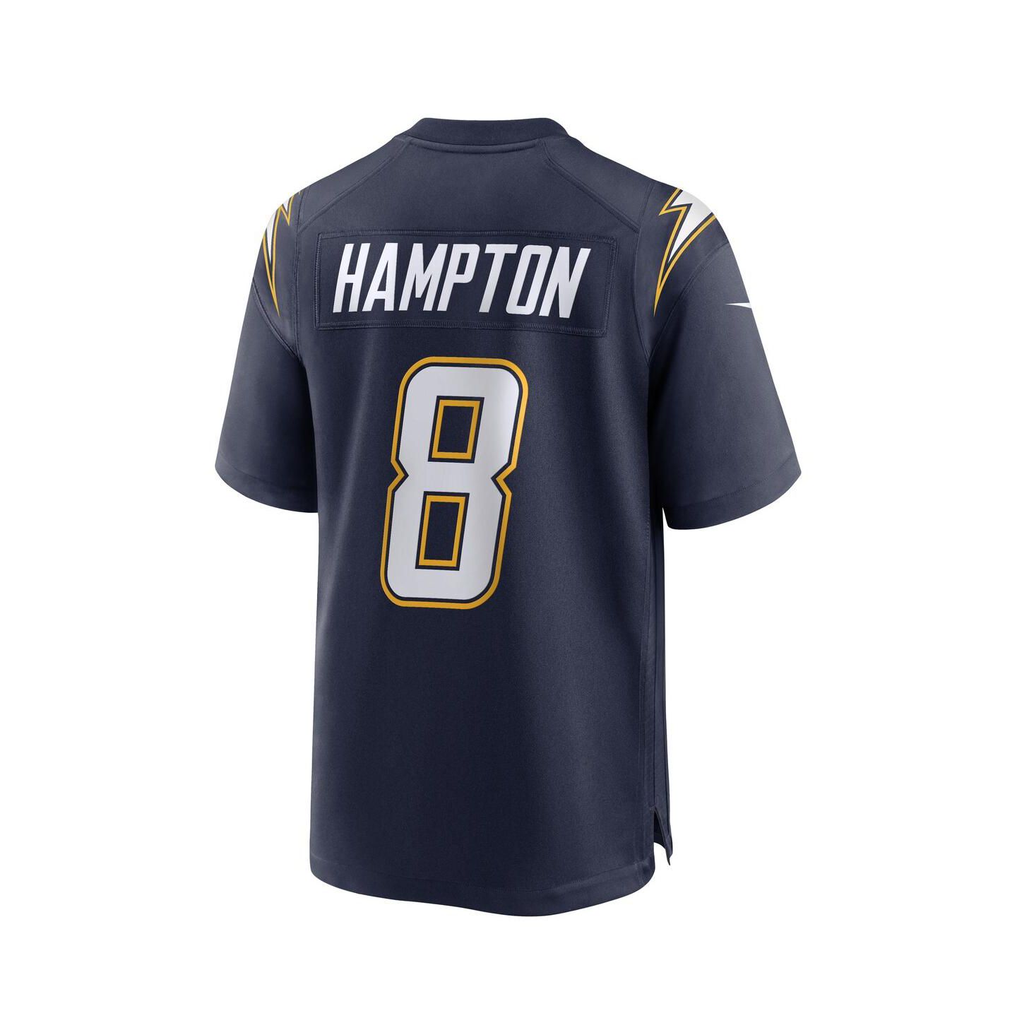 Мужское игровое джерси Nike Omarion Hampton Los Angeles Chargers Alternate, Navy — фото 2