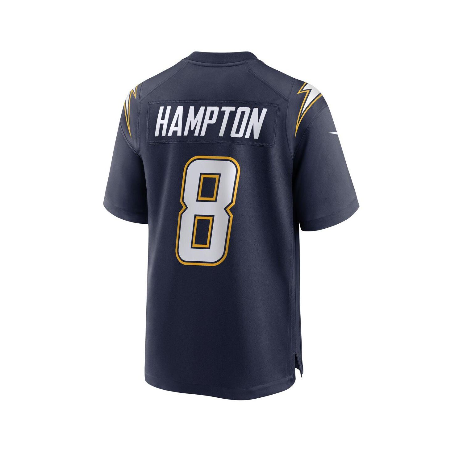 Men's Omarion Hampton Navy Los Angeles Chargers Alternate Super Chargers Game Player Jersey