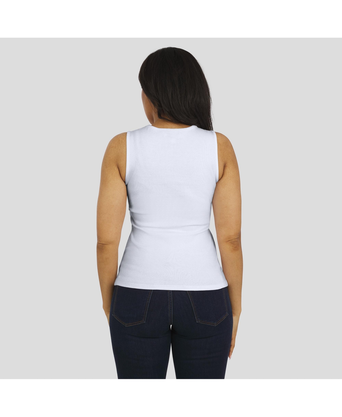 Wear by Erin Andrews Women's White Pittsburgh Steelers Ribbed Graphic Tank Top