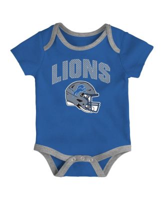Infant 3-Piece Detroit Lions All Day Play Bodysuit Set