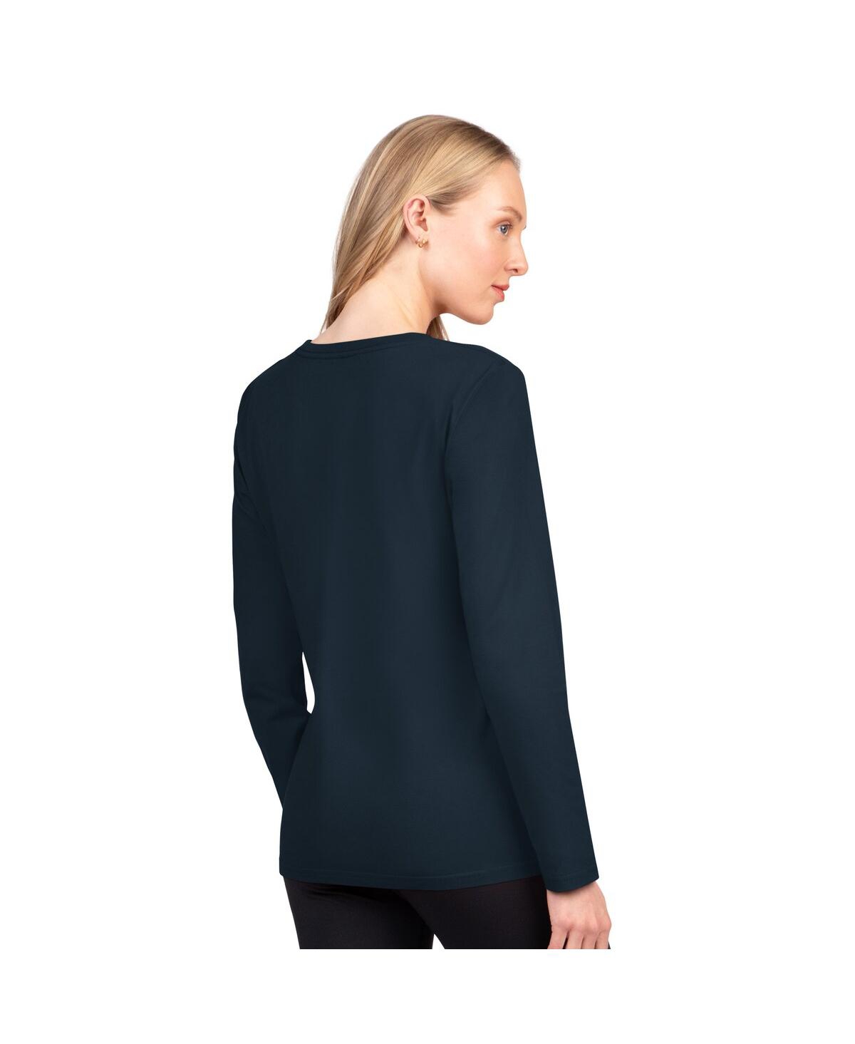 G-iii 4her By Carl Banks Women's Navy Chicago Bears Best Play Long Sleeve T-shirt In Blue